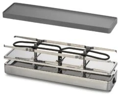 Espressions Gourmetstel Slim - 4 Personen -Beste Keukengerei Espressions Gourmetstel Raclette Slim 42 x 13 cm