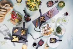 Espressions Gourmetstel Square - 4 Personen -Beste Keukengerei Espressions Gourmetstel Raclette Square 21 x 13 cm