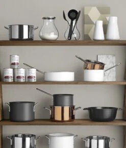 Eva Solo Kookpan White - ø 16 Cm / 2.5 Liter -Beste Keukengerei EvaTrio Casseroles family 8