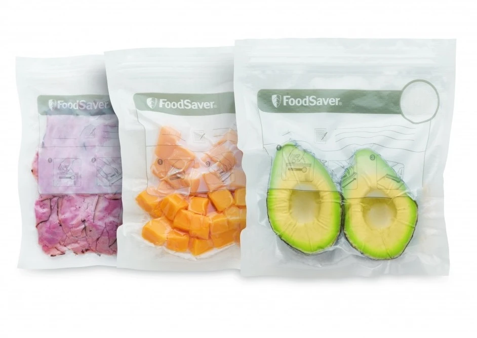 FoodSaver Fresh Hersluitbare Vacumeerzakken 950 Ml - 26 Stuks 3 FoodSaver Fresh Hersluitbare Vacumeerzakken 950 Ml - 26 Stuks