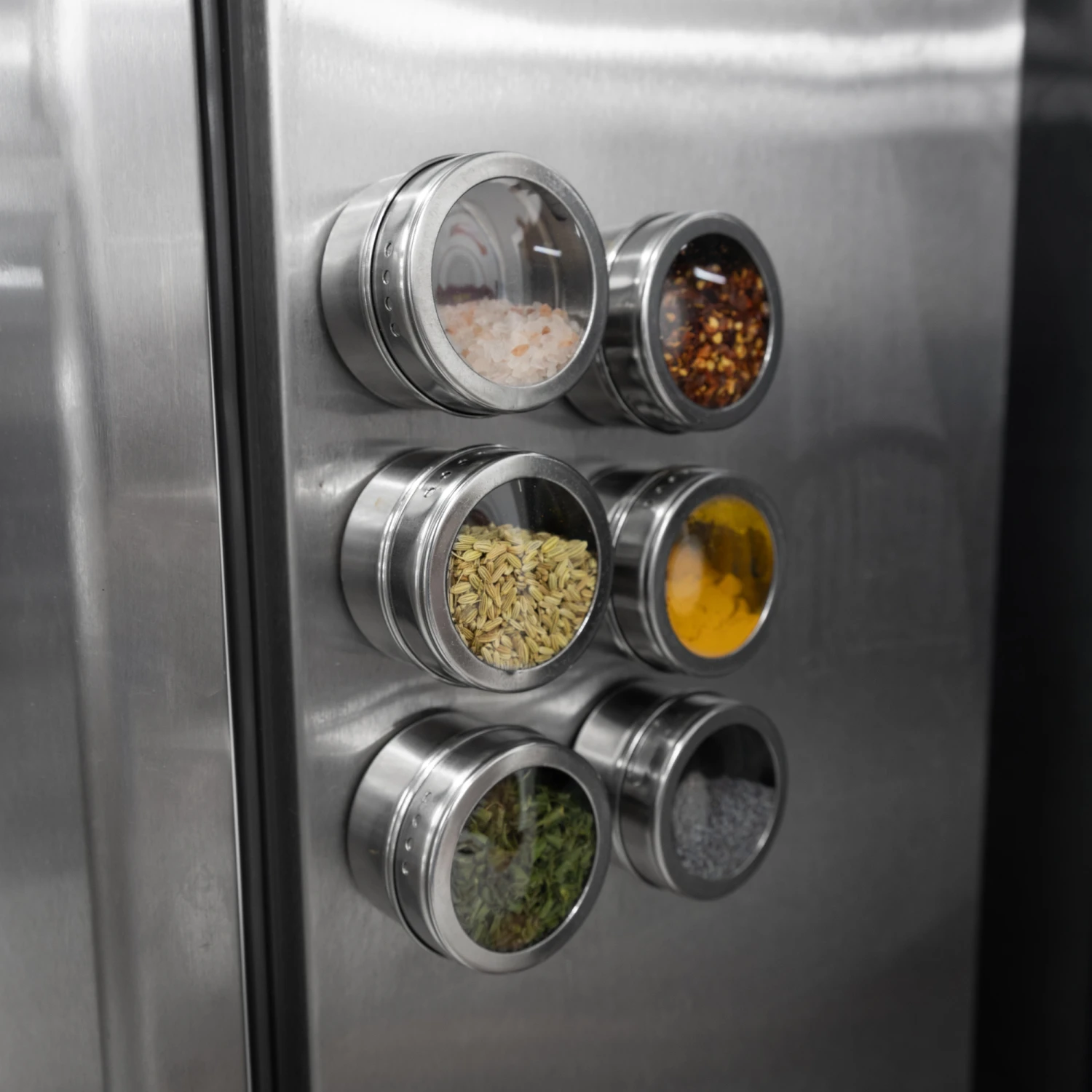 Blackwell Kruidenpotjes Magnetisch - Inclusief 6 Potjes - RVS 5 Blackwell Kruidenpotjes Magnetisch - Inclusief 6 Potjes - RVS - Afbeelding 3