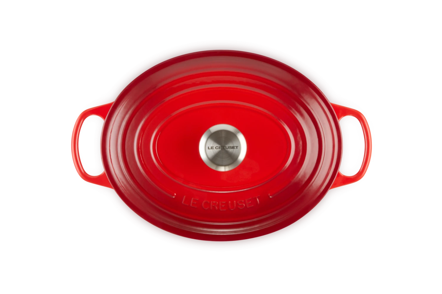 Le Creuset Braadpan Signature - Ovaal - Kersenrood - ø 33 Cm / 7.5 Liter 6 Le Creuset Braadpan Signature - Ovaal - Kersenrood - ø 33 Cm / 7.5 Liter - Afbeelding 4