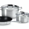 Le Creuset 3- Delige Pannenset 3-ply - RVS - Inductie - Koekenpan, Kookpan & Steelpan - Inclusief 2 Deksels 1 Le Creuset 3- Delige Pannenset 3-ply - RVS - Inductie - Koekenpan, Kookpan & Steelpan - Inclusief 2 Deksels -Beste Keukengerei LC 20210610 ZS PS FS 53808000010050 001 2