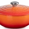 Le Creuset Braadpan Signature - Marmite - Oranjerood - ø 26 Cm / 4.1 Liter -Beste Keukengerei LC 20231107 HL PS FS 21114260900430 001