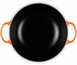 Le Creuset Braadpan Signature - Marmite - Oranjerood - ø 26 Cm / 4.1 Liter -Beste Keukengerei LC 20231107 HL PS FS 21114260900430 005