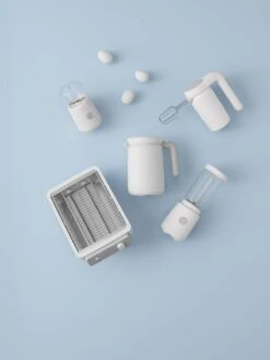 RIG TIG Rig-Tig Broodrooster Foodie - 7 Standen - Wit - UNIT 10 -Beste Keukengerei LS Z00601 Z00602 Z00603 Z00604 Z00605 FOODIE white floating