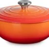 Le Creuset Braadpan Signature - Marmite - Oranjerood - ø 32 Cm / 7 Liter -Beste Keukengerei Le Creuset Braadpan Marmite Signature Oranjerood