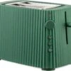 Alessi Broodrooster Plissé - 6 Standen - Groen - Michele De Lucchi - MDL08 GR -Beste Keukengerei MDL08 03GR A4 3500pxl