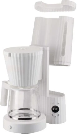 Alessi Filter-koffiezetapparaat Plissé - 1.5 Liter - Wit - Michele De Lucchi - MDL14 W -Beste Keukengerei MDL14 W 04 1x1 A4 3500pxl