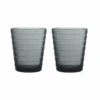Iittala Glas Aino Aalto - Donkergrijs - 220 Ml - 2 Stuks -Beste Keukengerei Productafbeeldingen CL 2022 07 19T140819.277