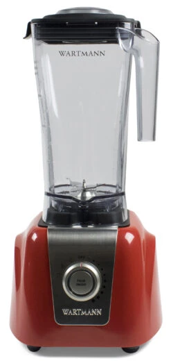 Wartmann Blender - 1250 W - Rood - 2 Liter -Beste Keukengerei Red FRONT