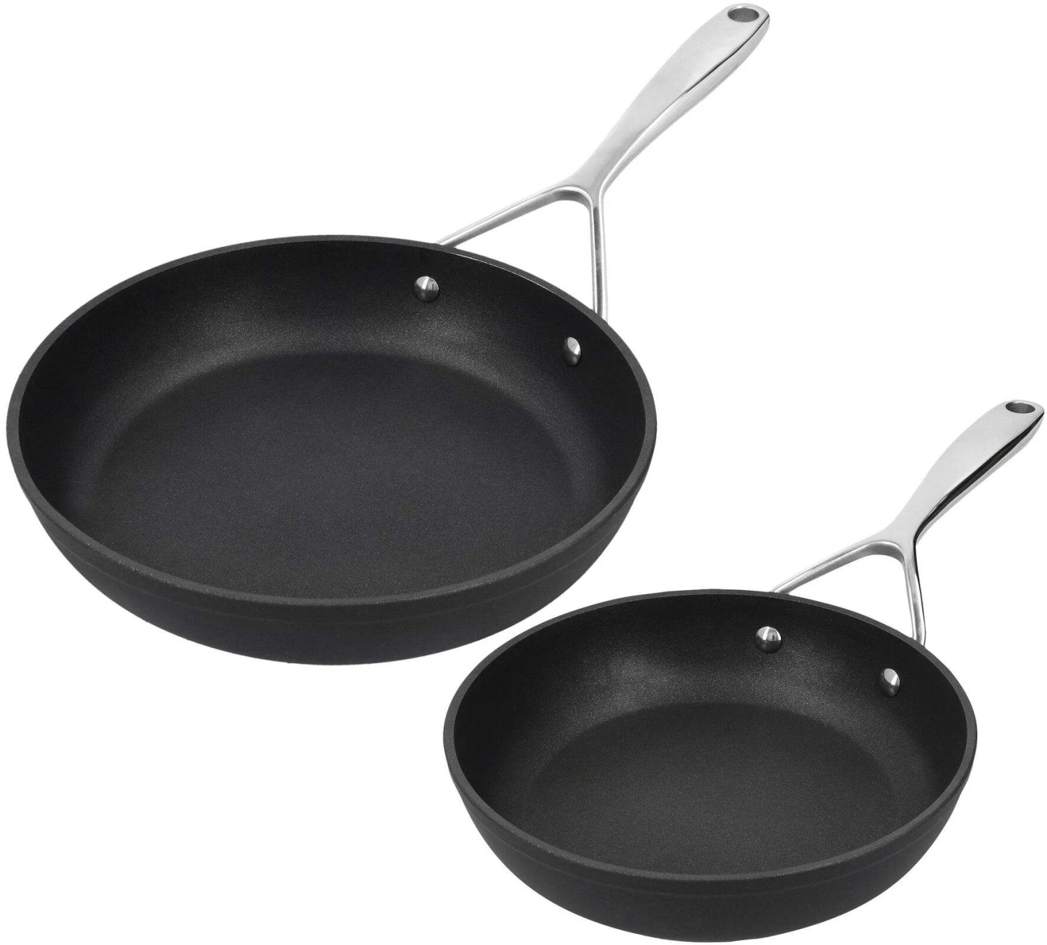 Demeyere Koekenpannen Alu Plus 3 - Duraslide - ø 24 + 28 Cm - Standaard Anti-aanbaklaag 3 Demeyere Koekenpannen Alu Plus 3 - Duraslide - ø 24 + 28 Cm - Standaard Anti-aanbaklaag