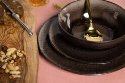 Studio Tavola Kommen Samos ø 17 Cm - 6 Stuks -Beste Keukengerei ST Dark Brown 5 1