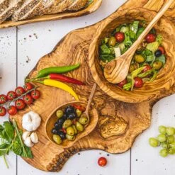 Jay Hill Spatelset (sauslepel, Pollepel & Risotto Lepel) Tunea - Olijfhout -Beste Keukengerei Tunea 34 2