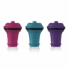 Vacu Vin Wijnstopper Vacuum Wine Stopper - Gekleurd - 3 Stuks -Beste Keukengerei VacuumWineStoppers SetOf3
