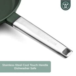 Westinghouse Wokpan Performance - Gracious Green - ø 28 Cm - Standaard Anti-aanbaklaag -Beste Keukengerei WCCW0095028SG 5 1