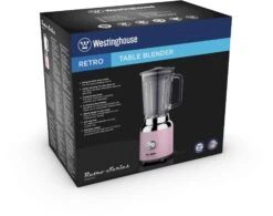Westinghouse Blender Retro Collections - Roze - 1.5 Liter - WKBE221WH -Beste Keukengerei WKBE221PK 3D Box
