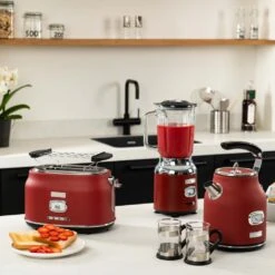 Westinghouse Broodrooster Retro Collections - 2 Sleuven - Cranberry Red - WKTTB857RD -Beste Keukengerei WKTTB857RD Retro 2 Slice Toaster 5