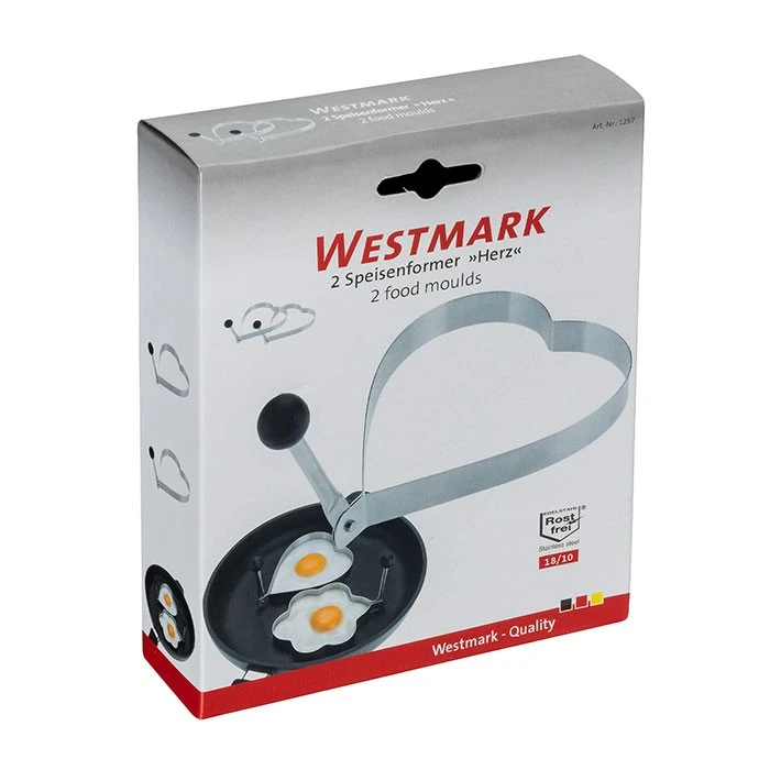 Westmark Ei Bakring Hart - 2 Stuks 5 Westmark Ei Bakring Hart - 2 Stuks - Afbeelding 3