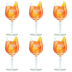 Aperol Spritz Glazen - 450 Ml - 6 Stuks