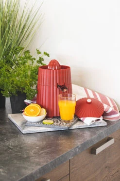 Alessi Citruspers Plissé - Elektrisch - Rood - Michele De Lucchi - MDL07 R -Beste Keukengerei citruspers 2