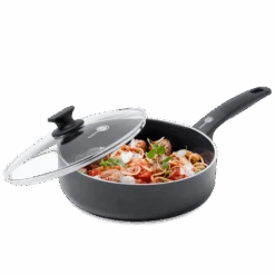 GreenPan Hapjespan Met Deksel - Cambridge - Infinity Black - ø 24 Cm / 3.1 Liter - Keramische Anti-aanbaklaag -Beste Keukengerei f7eca20aebd0d467a7a96c238066436015e5f1f7 GP CAM BA Bd Skillet Cvd Ind ProductFood a5B15D