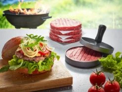 Gefu Hamburgerpers - Aluminium - ø 11.8 Cm 5 Gefu Hamburgerpers - Aluminium - ø 11.8 Cm -Beste Keukengerei gefu hamburgerpers sfeer