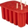 Sareva IJsjesmaker - 10 Ijsjes - Rood - Siliconen - Easy Release - Herbruikbaar 1 Sareva IJsjesmaker - 10 Ijsjes - Rood - Siliconen - Easy Release - Herbruikbaar -Beste Keukengerei ijsjesmaker sareva 1
