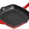 Blackwell Grillpan - Gietijzer - Rood - 27 X 27 Cm - Zonder Anti-aanbaklaag -Beste Keukengerei item 2 9