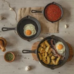 Blackwell Koekenpan - Gietijzer - ø 20 Cm - Zonder Anti-aanbaklaag -Beste Keukengerei jh gietijzer 002 2 1