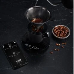 Wilfa Precisie Keukenweegschaal Uniform Zwart -Beste Keukengerei kitchen scale uni ks1b t2 environment app pourover sqr 638f2a245aaa38.76504041