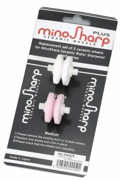 Minosharp Reserve Wieltjes Voor Minosharp Waterslijper 0440 - 2 Stuks -Beste Keukengerei minosharp slijpset verpakking 440