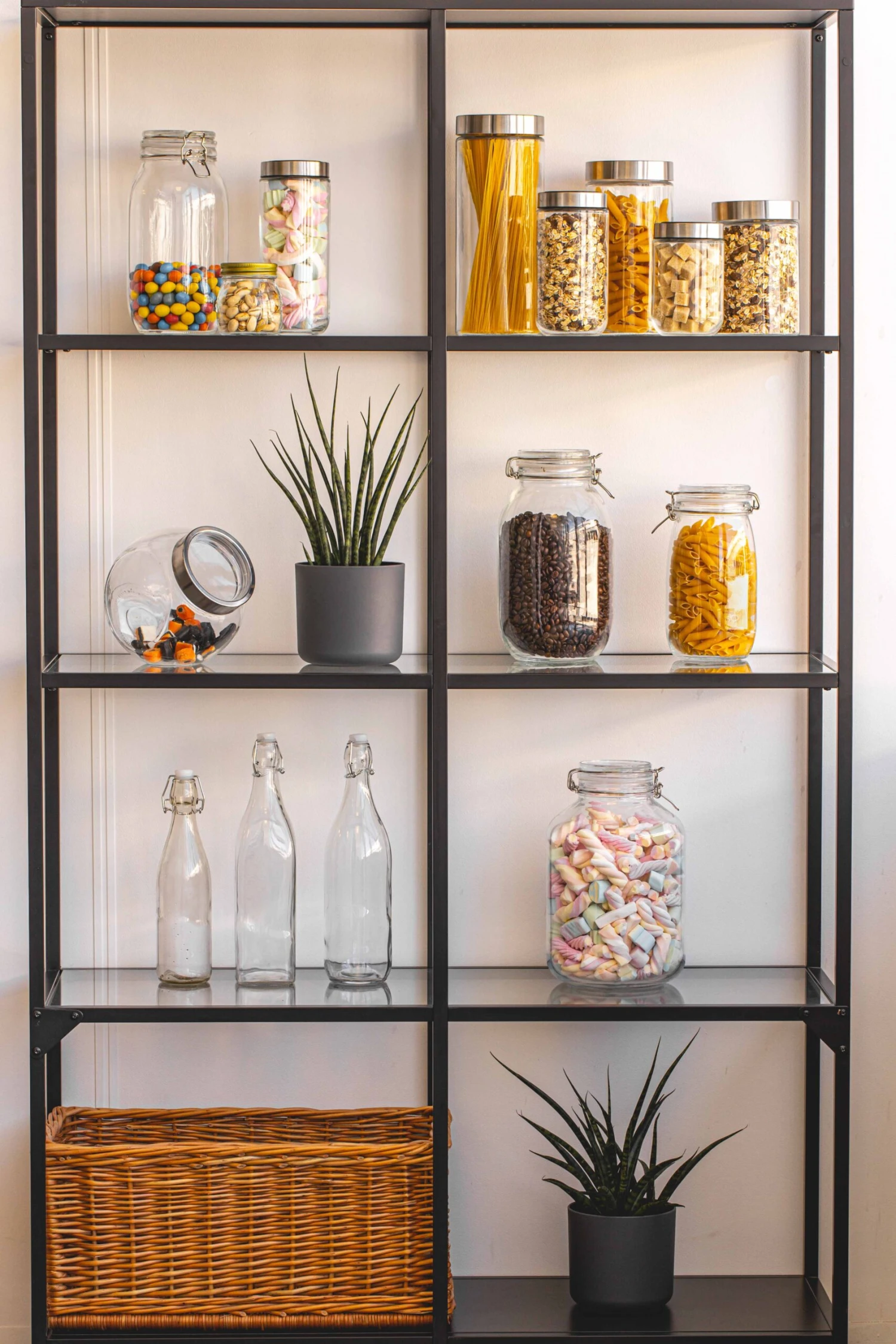 Sareva Voorraadpot / Snoeppot - Glas / RVS Deksel - 2.2 Liter 4 Sareva Voorraadpot / Snoeppot - Glas / RVS Deksel - 2.2 Liter - Afbeelding 2