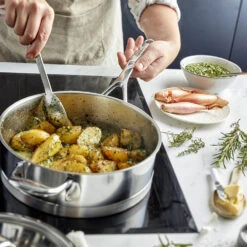 Demeyere Hapjespan Atlantis 7 - ø 24 Cm / 2.8 Liter + Deksel -Beste Keukengerei pdp masonry content demeyere atlantis 7 low pan inductoseal 750x750 1