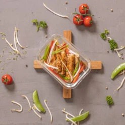 Sareva Glazen Vershoudbakje Cook & Fresh - Hittebestendig Glas - 17 X 11 X 5 Cm / 300 Ml -Beste Keukengerei product 11 2 1