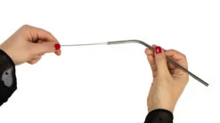 Sareva Herbruikbare Rietjes - Met Borstel - RVS - Gebogen - 4 Stuks -Beste Keukengerei product hand 6