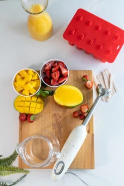 Sareva IJsjesmaker - 10 Ijsjes - Rood - Siliconen - Easy Release - Herbruikbaar -Beste Keukengerei sareva ijsjesvorm