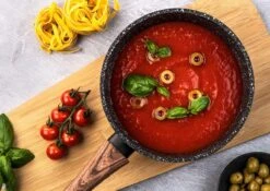 Westinghouse Steelpan Marble Wood - ø 18 Cm / 1.8 Liter -Beste Keukengerei sgfsdfds