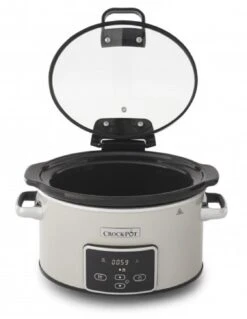 Crockpot Slowcooker - Digitaal - 3.5 Liter - CR060 -Beste Keukengerei slowcooker beige 2